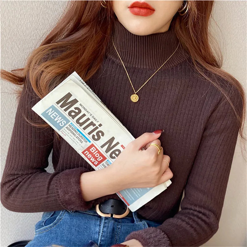 Women's Thermal Turtleneck Sweater