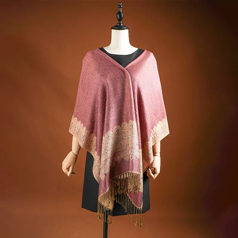 Elegance Paisley Winter Shawl