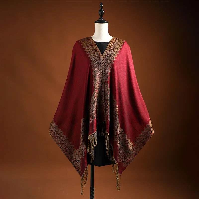 Elegance Paisley Winter Shawl