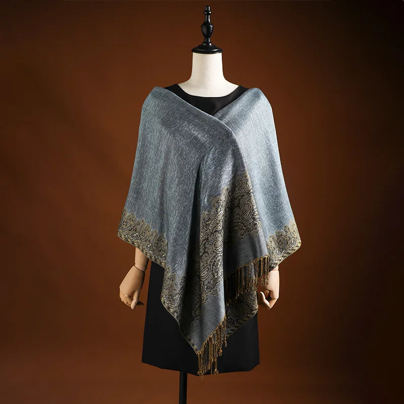 Elegance Paisley Winter Shawl