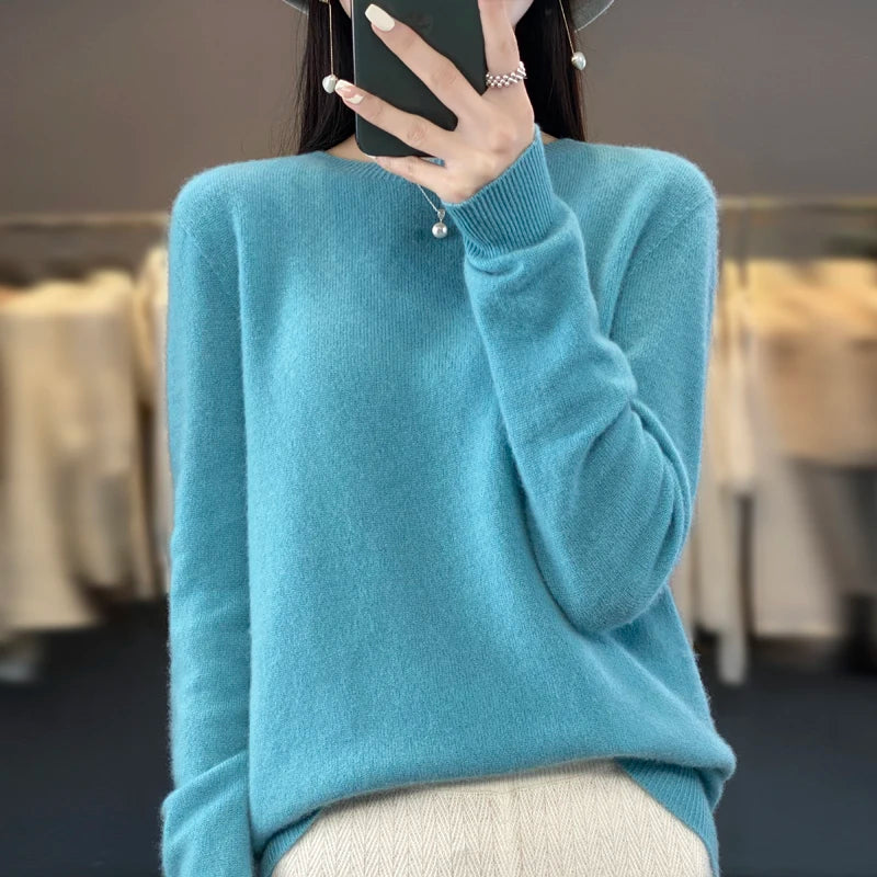 Luxurious 100% Merino Wool Cashmere Sweater