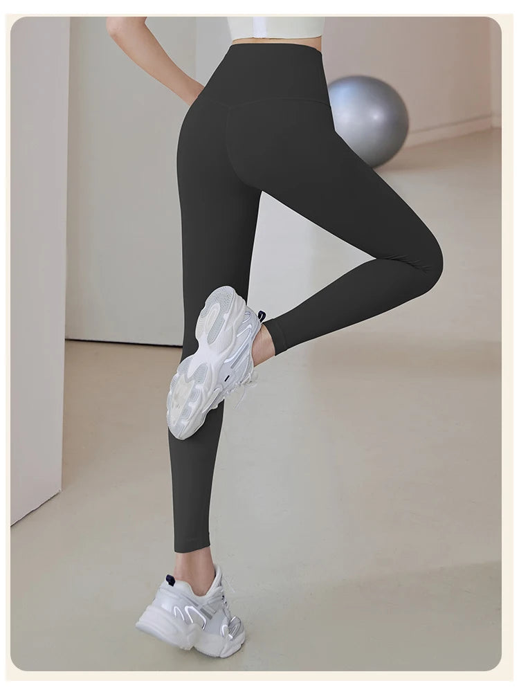 SculptFlex - High-Waist Ribbed Yoga Leggings