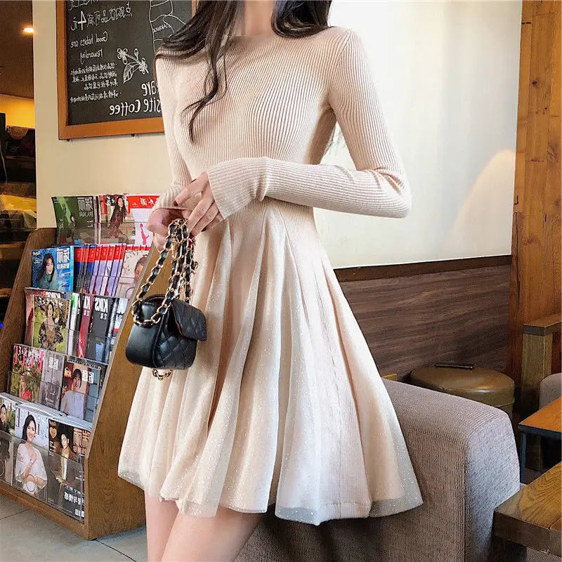 MeshMuse High Waist Slim Dress