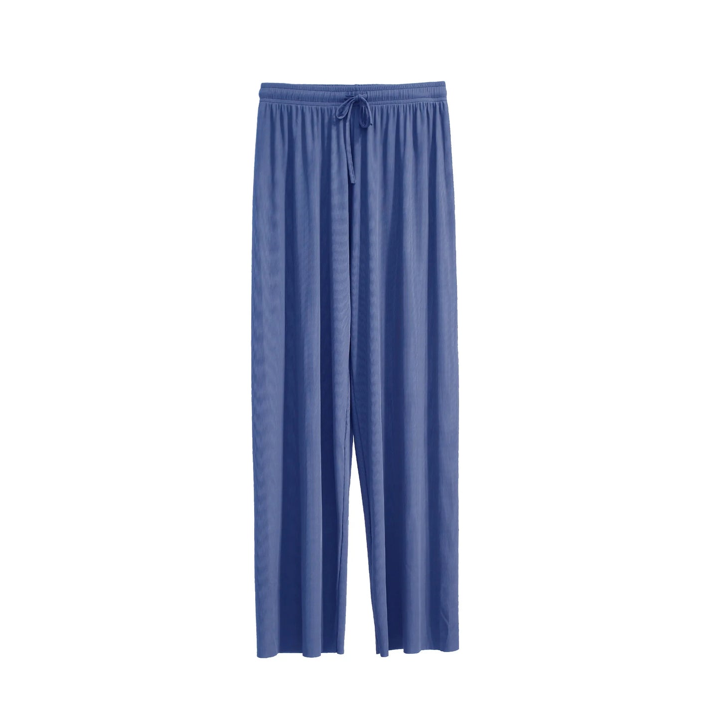BreezeEase Women’s Ankle-Length Wide-Leg Ice Silk Pants