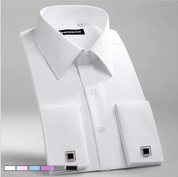 Prestige Men's French Cuff Dress Shirt