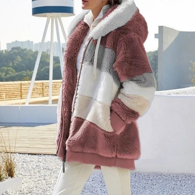 CozyChic Oversized Hooded Jacket