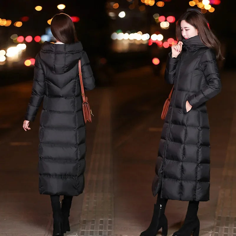WinterSilk Women's Down-Cotton Padded Long Coat