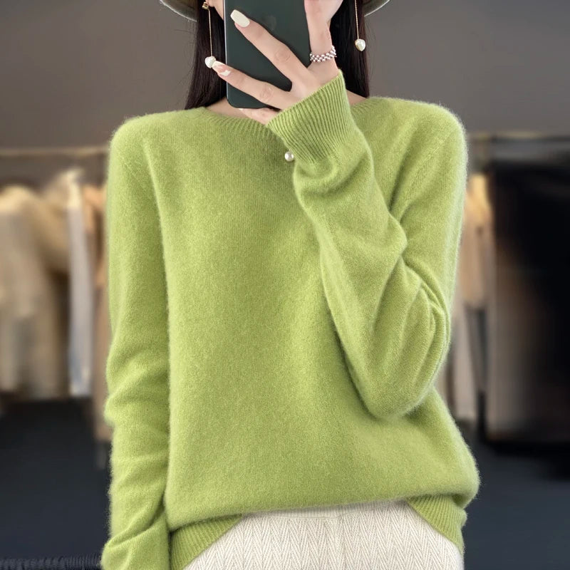 Luxurious 100% Merino Wool Cashmere Sweater