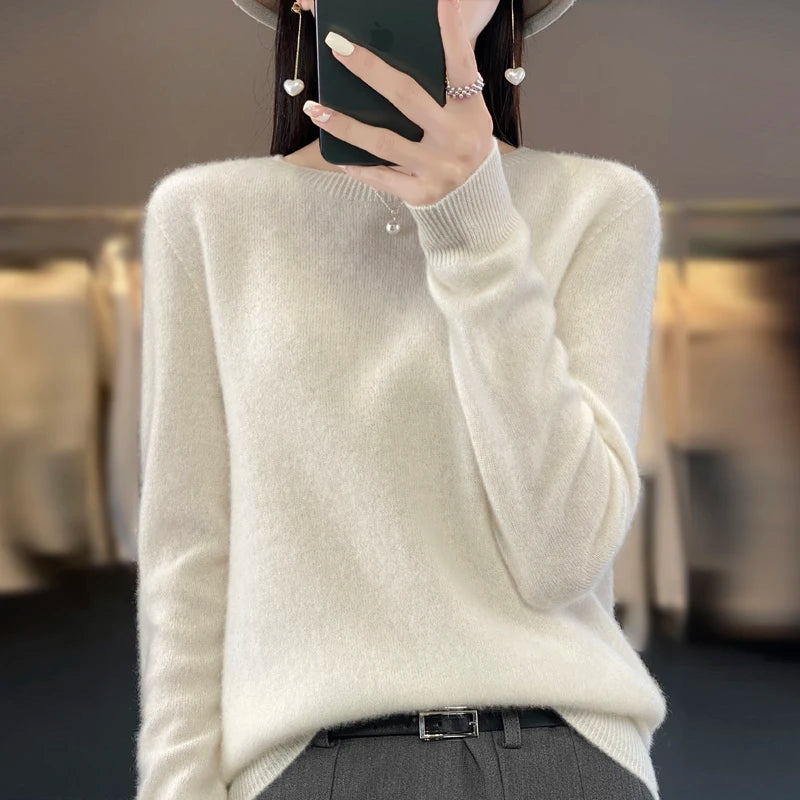 Luxurious 100% Merino Wool Cashmere Sweater