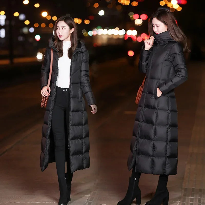 WinterSilk Women's Down-Cotton Padded Long Coat