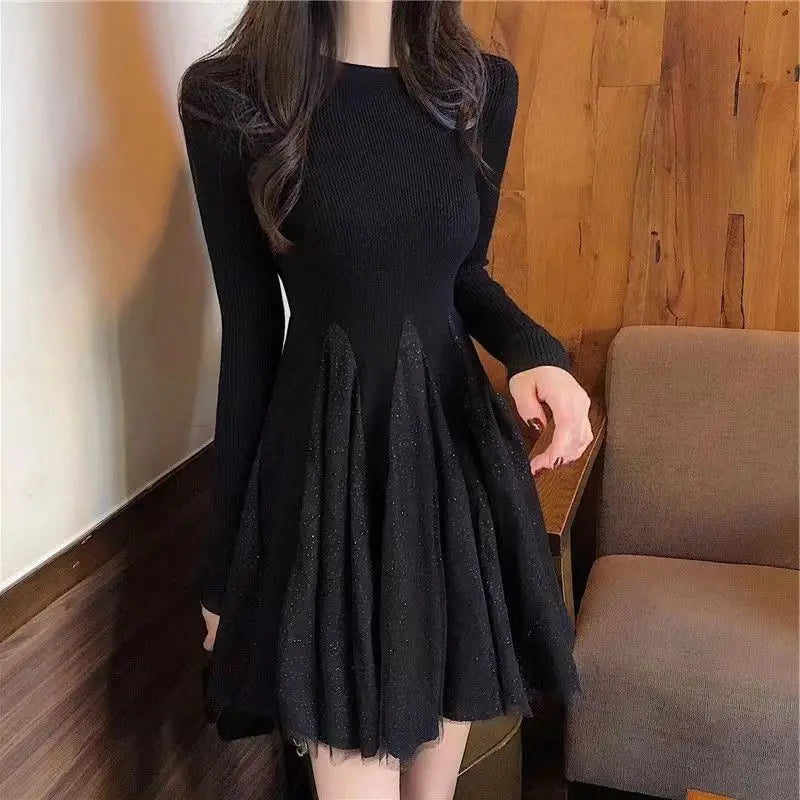 MeshMuse High Waist Slim Dress