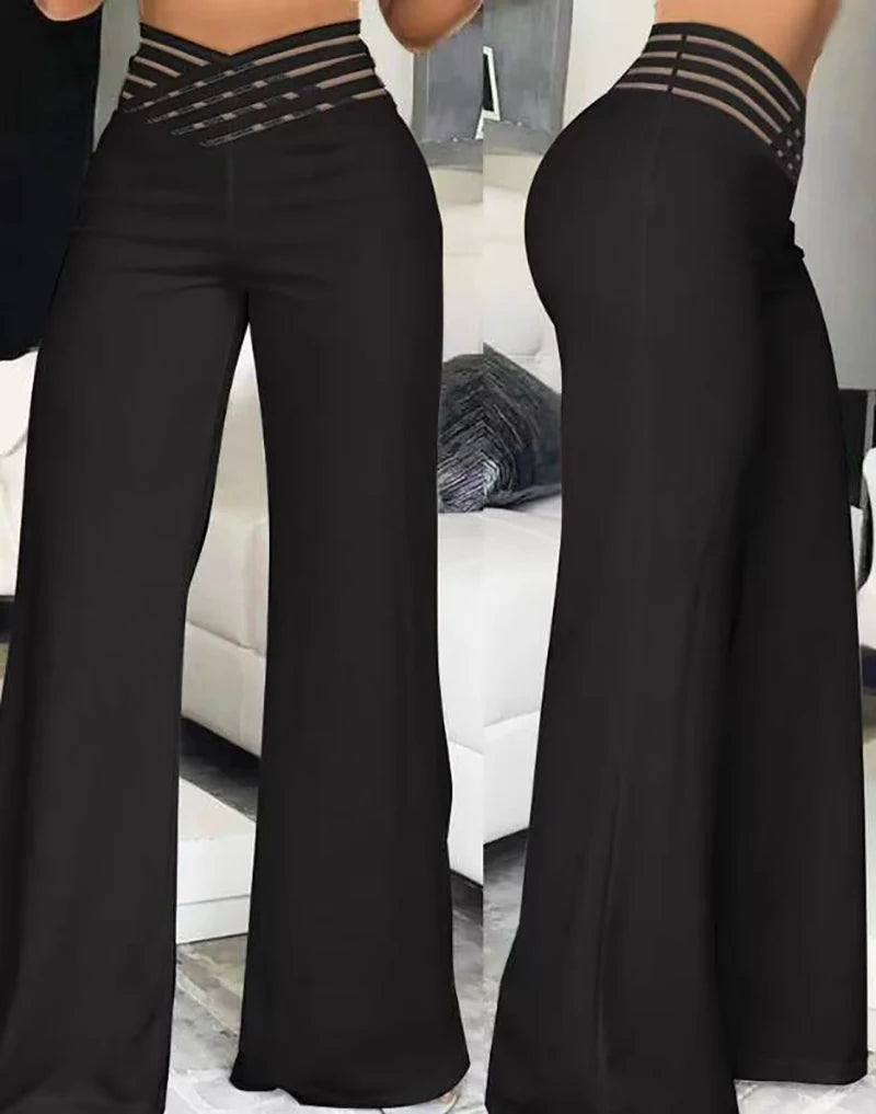 ChicMesh Women’s High-Waisted Flared Pants