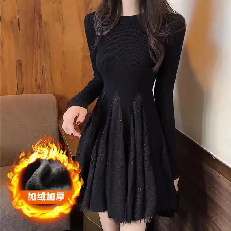 MeshMuse High Waist Slim Dress