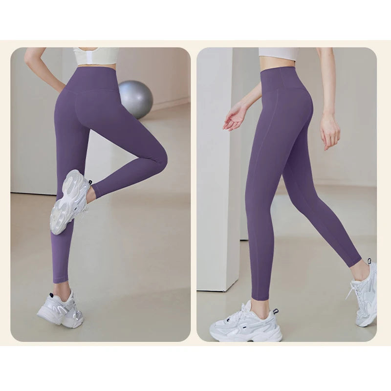 SculptFlex - High-Waist Ribbed Yoga Leggings