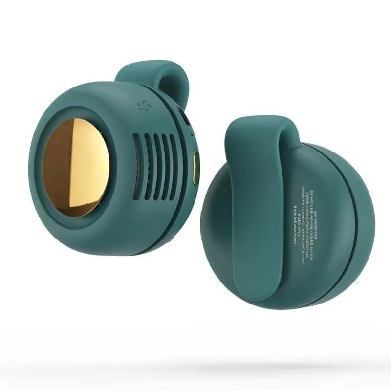 AeroBreeze Whirlwind Leafless Mini Fan – Silent, USB Rechargeable & Travel-Ready Cool Companion