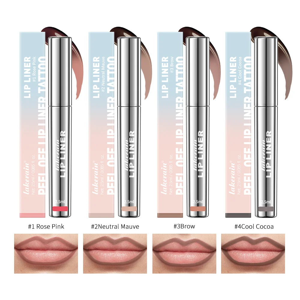Peel & Reveal Waterproof Tattoo Lip Tint – Long-Lasting Matte Lip Stain & Contour Gloss