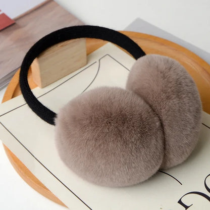 Luxury Fluff Rex Rabbit Fur Earmuffs
