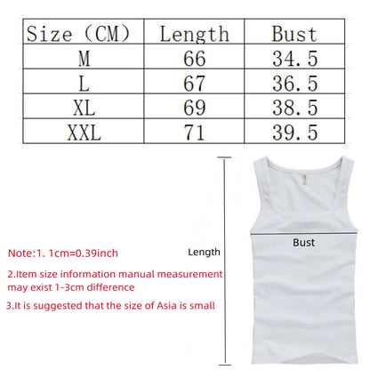 Pure Cotton Sleeveless Men's T-Shirt