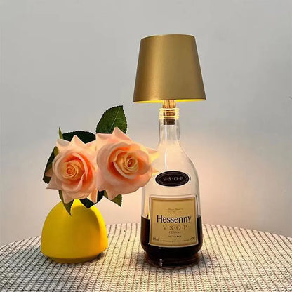 GlowBottle Touch Lamp – Wireless LED Wine Bottle Lights for Home, Bars & Parties