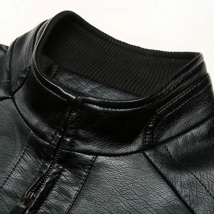 UrbanEdge Men's Slim Leather Blazer