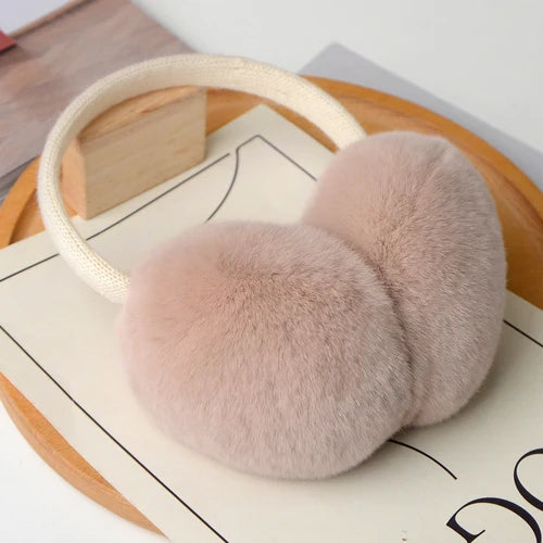 Luxury Fluff Rex Rabbit Fur Earmuffs