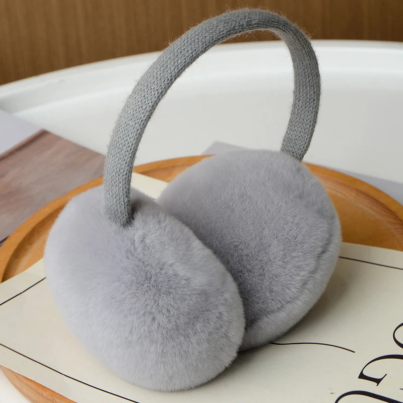 Luxury Fluff Rex Rabbit Fur Earmuffs