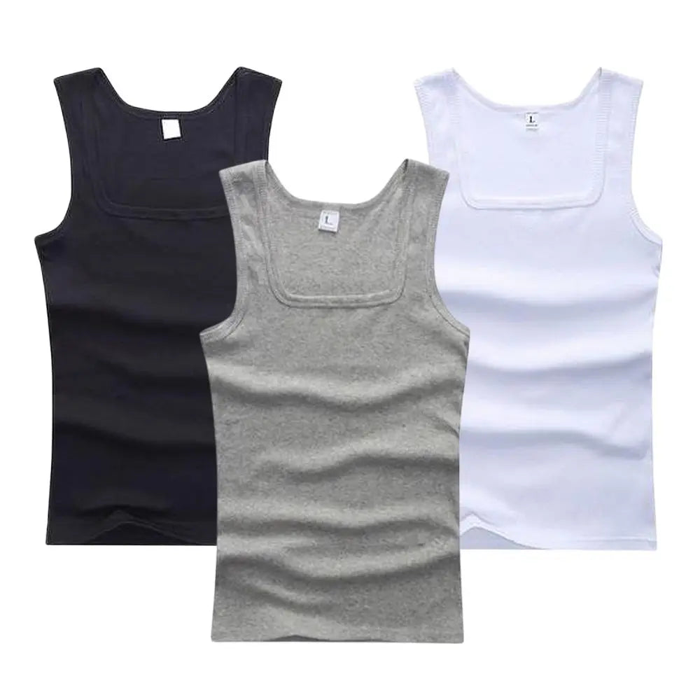 Pure Cotton Sleeveless Men's T-Shirt