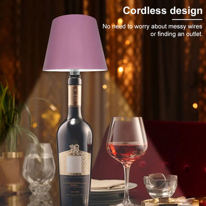 GlowBottle Touch Lamp – Wireless LED Wine Bottle Lights for Home, Bars & Parties