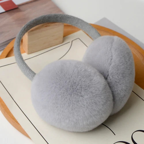 Luxury Fluff Rex Rabbit Fur Earmuffs