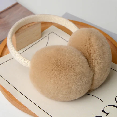 Luxury Fluff Rex Rabbit Fur Earmuffs