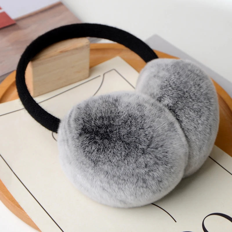 Luxury Fluff Rex Rabbit Fur Earmuffs