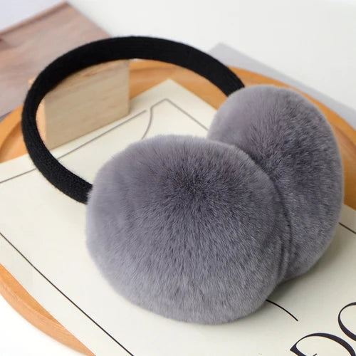 Luxury Fluff Rex Rabbit Fur Earmuffs
