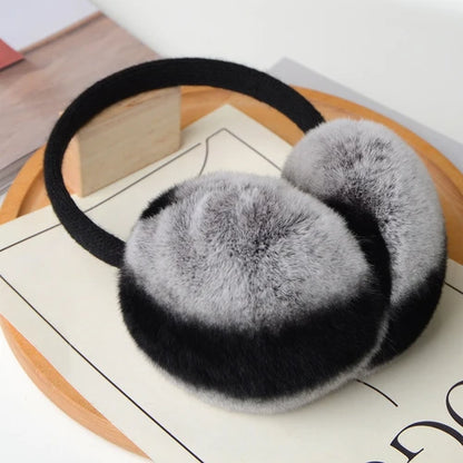 Luxury Fluff Rex Rabbit Fur Earmuffs