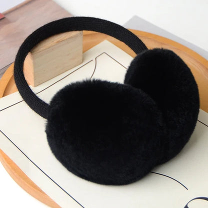 Luxury Fluff Rex Rabbit Fur Earmuffs