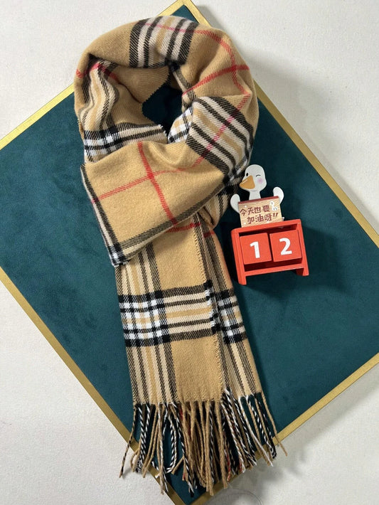 GNVibe Luxe Cashmere Plaid Scarf