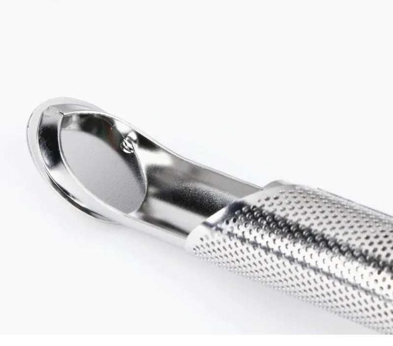 BrewBloom Stainless Steel Mesh Tea Infuser – Elegant Curved Handle Steeper for Perfect Loose Leaf Tea