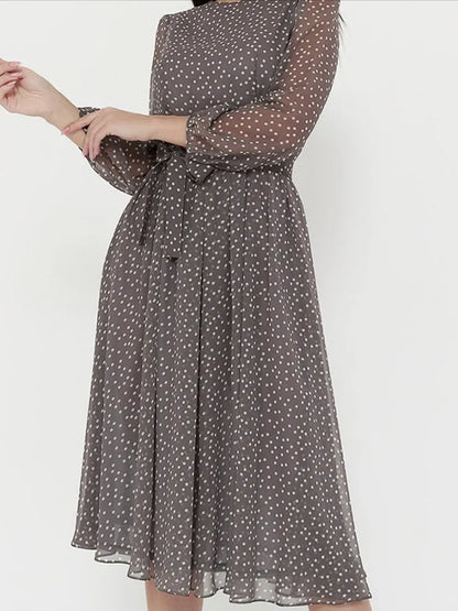 DotMuse Spring Chiffon Dress