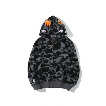UrbanShark Camo Zip Hoodie