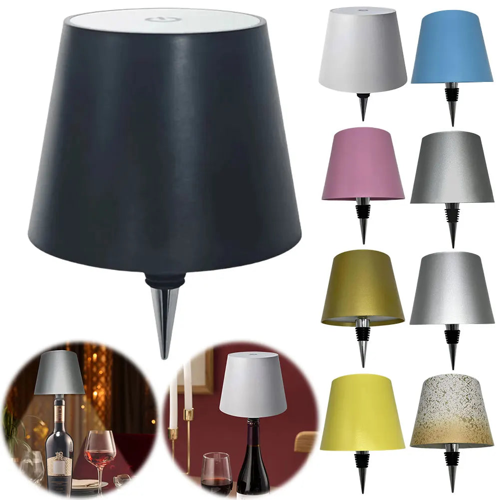 GlowBottle Touch Lamp – Wireless LED Wine Bottle Lights for Home, Bars & Parties