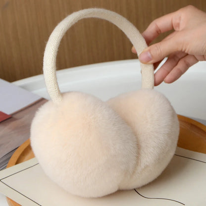 Luxury Fluff Rex Rabbit Fur Earmuffs