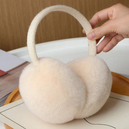 Luxury Fluff Rex Rabbit Fur Earmuffs