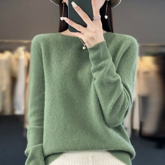 Luxurious 100% Merino Wool Cashmere Sweater