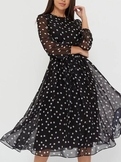 DotMuse Spring Chiffon Dress