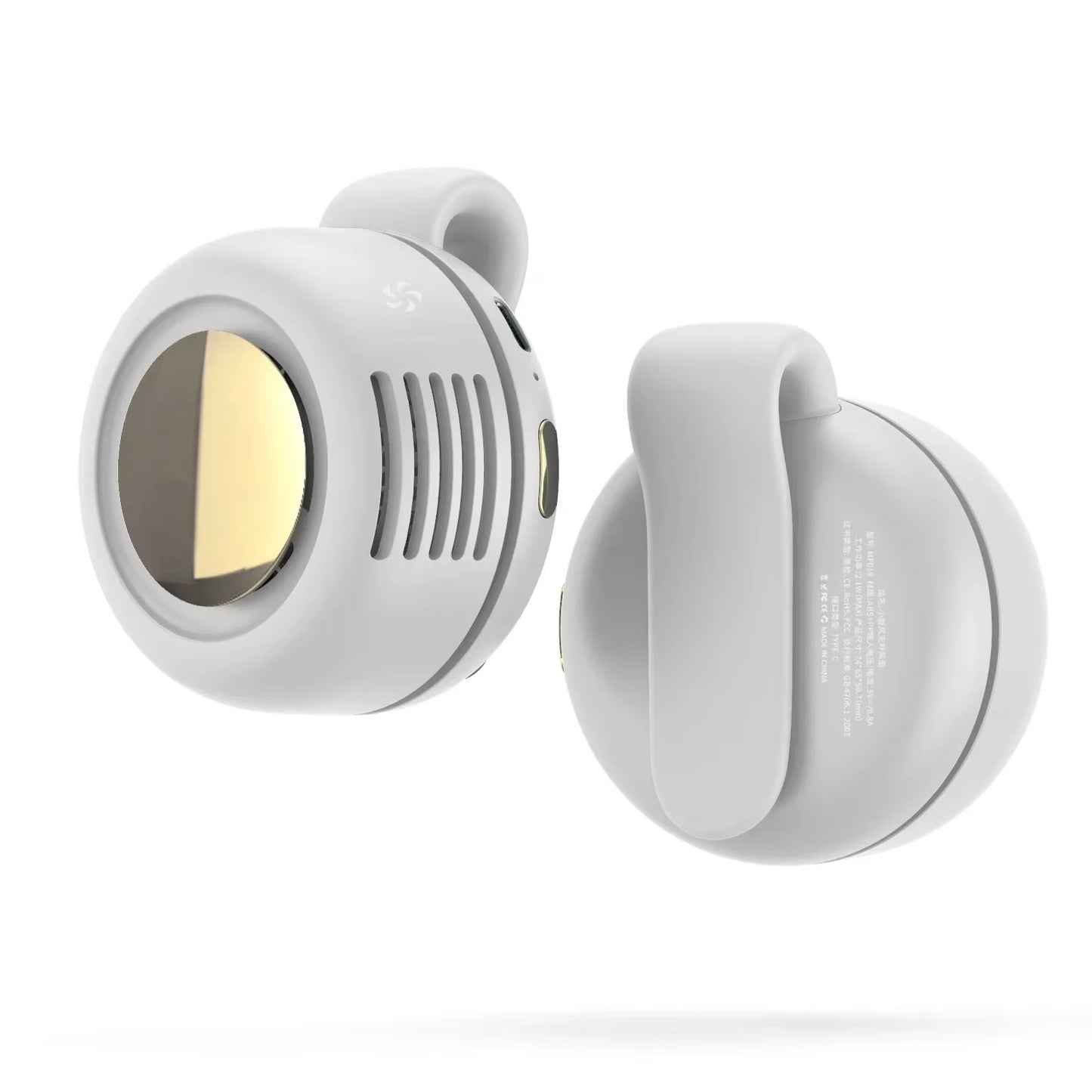 AeroBreeze Whirlwind Leafless Mini Fan – Silent, USB Rechargeable & Travel-Ready Cool Companion